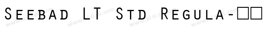 Seebad LT Std Regula字体转换